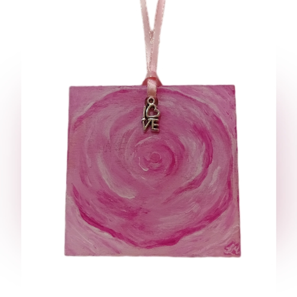 Pink Love Ornament